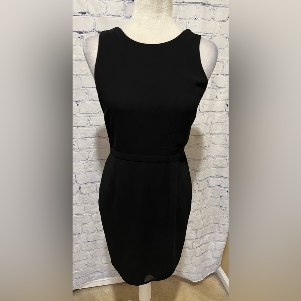 Lost April Women Black Strappy Sexy Cocktail Dress Size Small